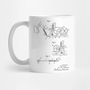 Fire Alarm Bell Actuator Vintage Patent Hand Drawing Mug